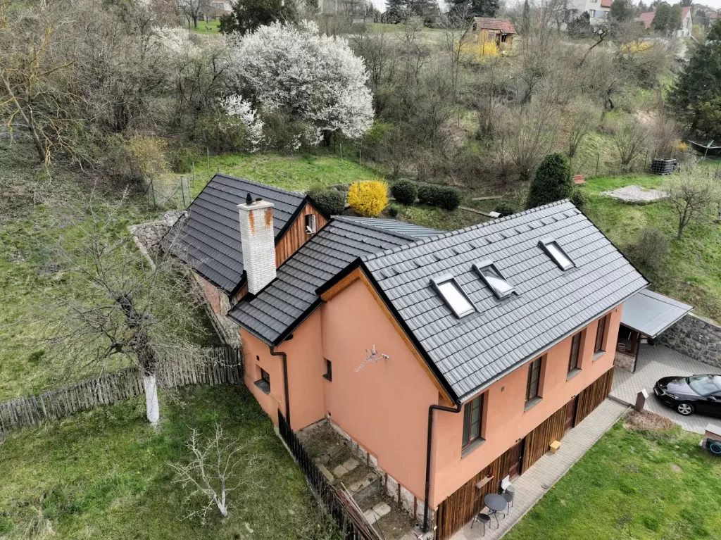 Rekonstrukce střechy - sedlová střecha